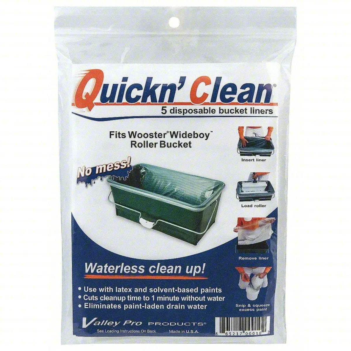 Wooster R472 quickn Clean Wideboy cubo maletero (5 unidades)