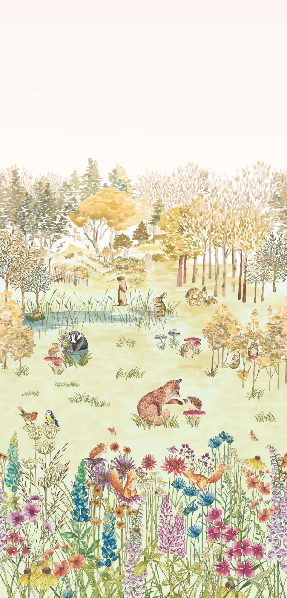 [0231POHARVE] Potter's Woodland. Storybook Papers (HARVEST)