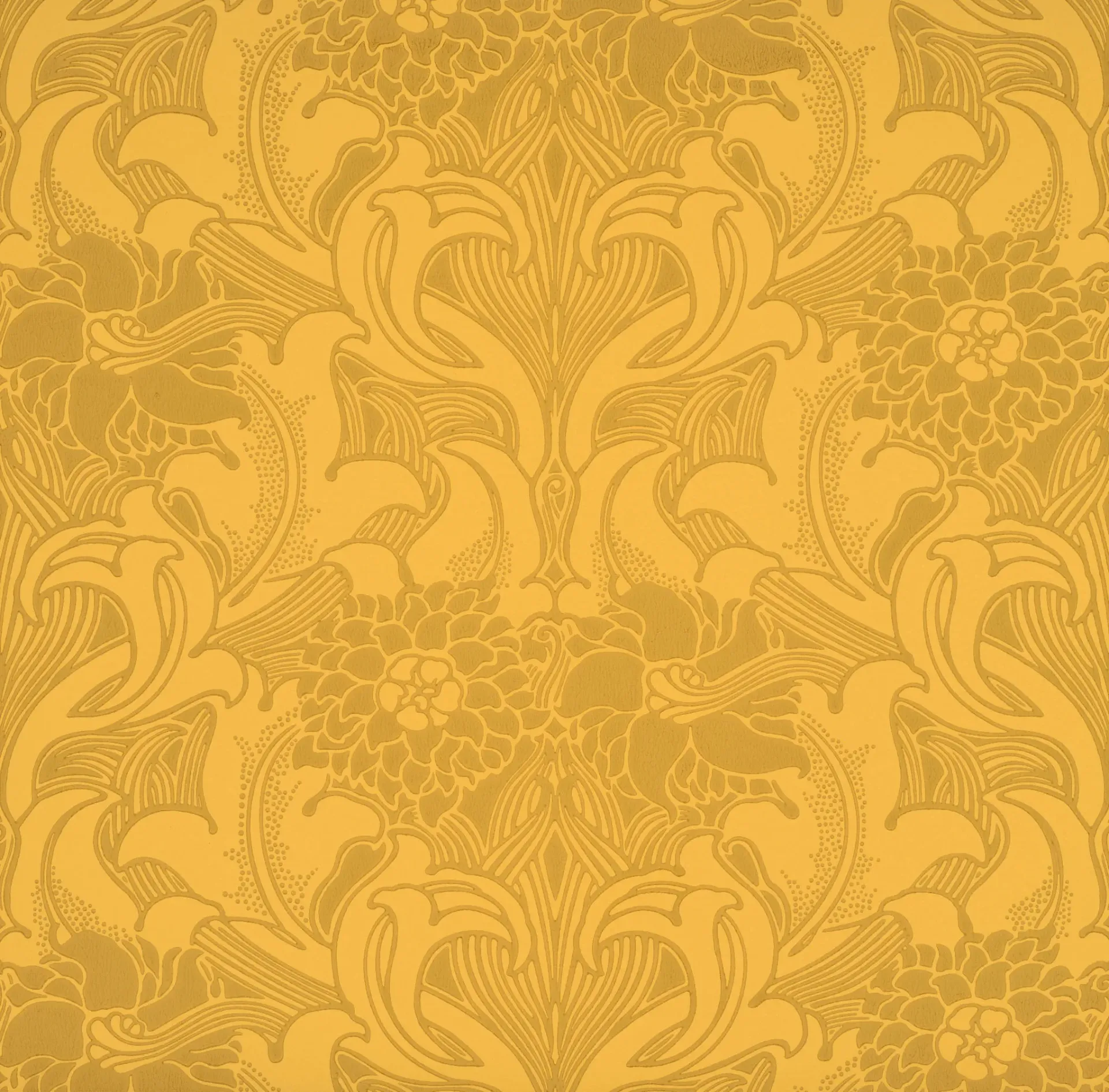 [0263DAGIALL] Dahlia Scroll. National Trust Papers III (GIALLO)