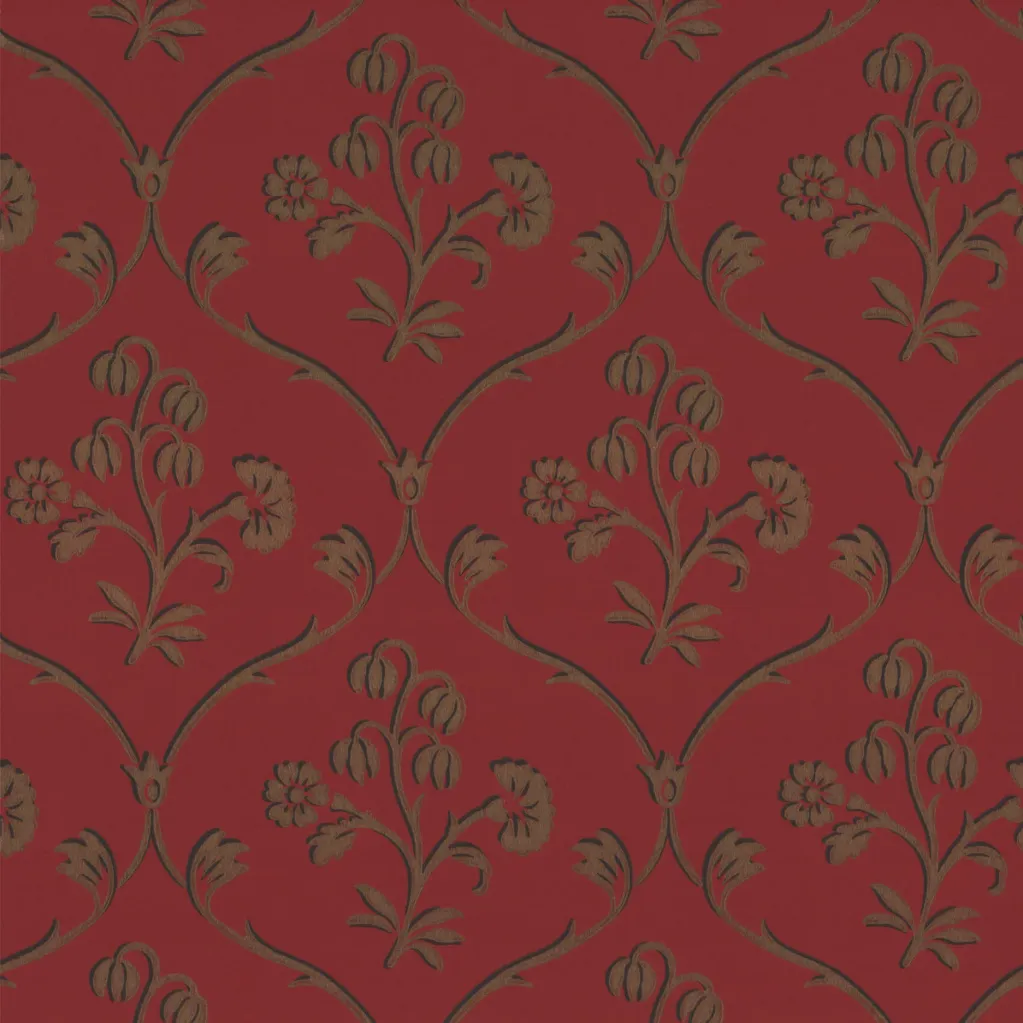 [0277CFCHERR] Cranford. London Wallpapers IV (CHERRY GOLD)